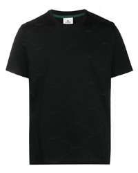 T-shirt à col rond noir lacoste live