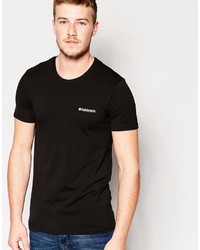 T-shirt à col rond noir Lambretta