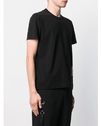 T-shirt à col rond noir Rick Owens