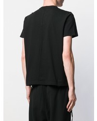 T-shirt à col rond noir Rick Owens