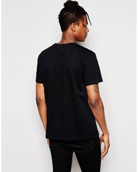 T-shirt à col rond noir Boy London