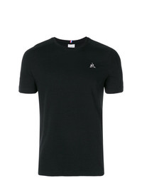 T-shirt à col rond noir Le Coq Sportif