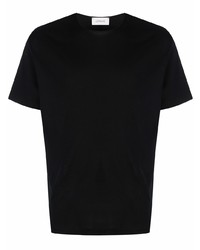 T-shirt à col rond noir Lemaire