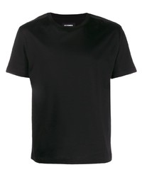 T-shirt à col rond noir Les Hommes