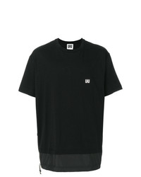 T-shirt à col rond noir Les Hommes Urban