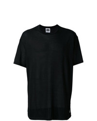 T-shirt à col rond noir Les Hommes Urban