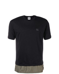 T-shirt à col rond noir Les Hommes Urban