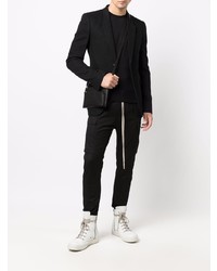 T-shirt à col rond noir Rick Owens DRKSHDW