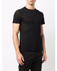 T-shirt à col rond noir Rick Owens DRKSHDW