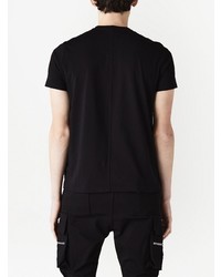 T-shirt à col rond noir Rick Owens