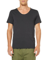 T-shirt à col rond noir Acne Studios