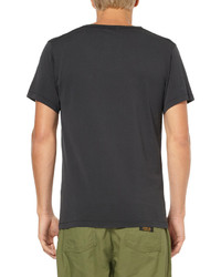 T-shirt à col rond noir Acne Studios