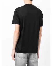 T-shirt à col rond noir Emporio Armani