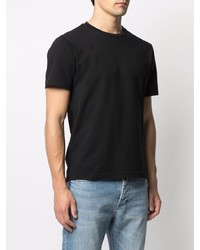 T-shirt à col rond noir Colmar
