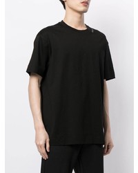 T-shirt à col rond noir Emporio Armani