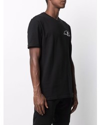 T-shirt à col rond noir Philipp Plein