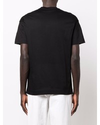 T-shirt à col rond noir Emporio Armani