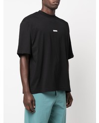 T-shirt à col rond noir Marni