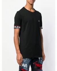 T-shirt à col rond noir Philipp Plein