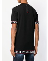 T-shirt à col rond noir Philipp Plein