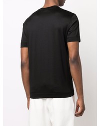 T-shirt à col rond noir Emporio Armani