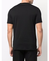 T-shirt à col rond noir Balmain