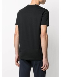 T-shirt à col rond noir Dondup