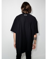 T-shirt à col rond noir Vetements