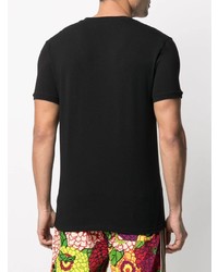 T-shirt à col rond noir Balmain