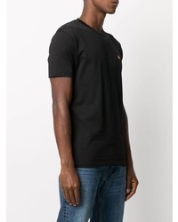 T-shirt à col rond noir DSQUARED2