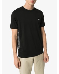 T-shirt à col rond noir Fred Perry