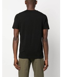 T-shirt à col rond noir Moncler