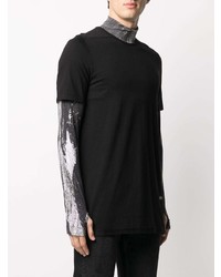 T-shirt à col rond noir Rick Owens DRKSHDW