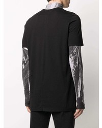 T-shirt à col rond noir Rick Owens DRKSHDW