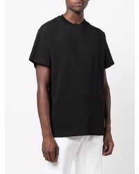 T-shirt à col rond noir Jil Sander