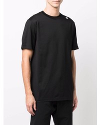 T-shirt à col rond noir Stone Island Shadow Project