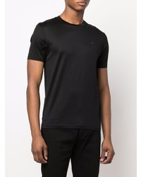 T-shirt à col rond noir Emporio Armani