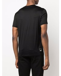 T-shirt à col rond noir Emporio Armani