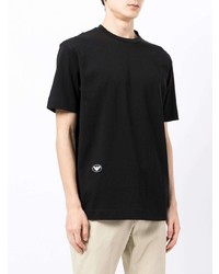 T-shirt à col rond noir Emporio Armani