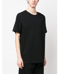 T-shirt à col rond noir Balmain