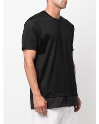 T-shirt à col rond noir Low Brand