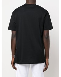 T-shirt à col rond noir Philipp Plein