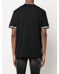 T-shirt à col rond noir Philipp Plein