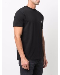 T-shirt à col rond noir Hogan