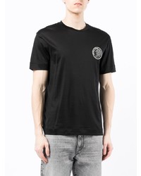 T-shirt à col rond noir Emporio Armani