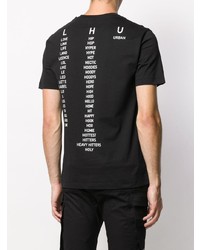 T-shirt à col rond noir Les Hommes Urban