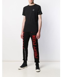 T-shirt à col rond noir Philipp Plein