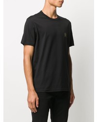 T-shirt à col rond noir Belstaff