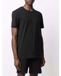 T-shirt à col rond noir Paul Smith