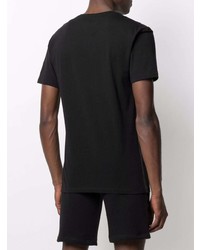 T-shirt à col rond noir Paul Smith